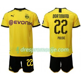 Borussia Dortmund Dres Pulisic 22 Dječji Domaći 2019/20 Kratkih Rukava